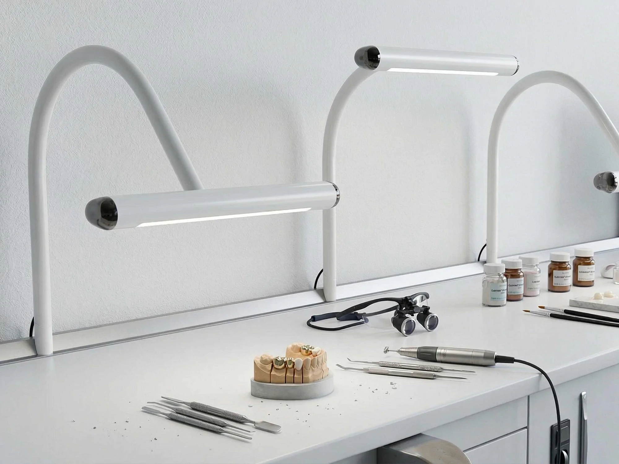 LAMPES POUR BANCS DENTAIRES