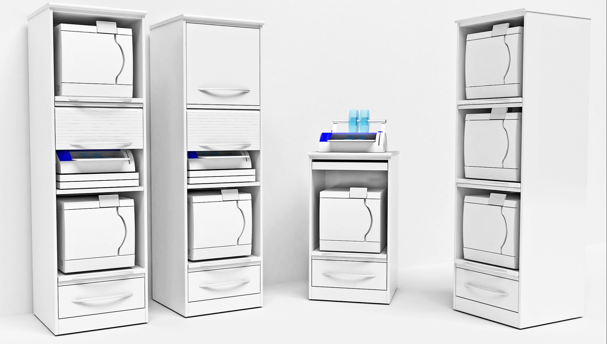 Showcases and columns