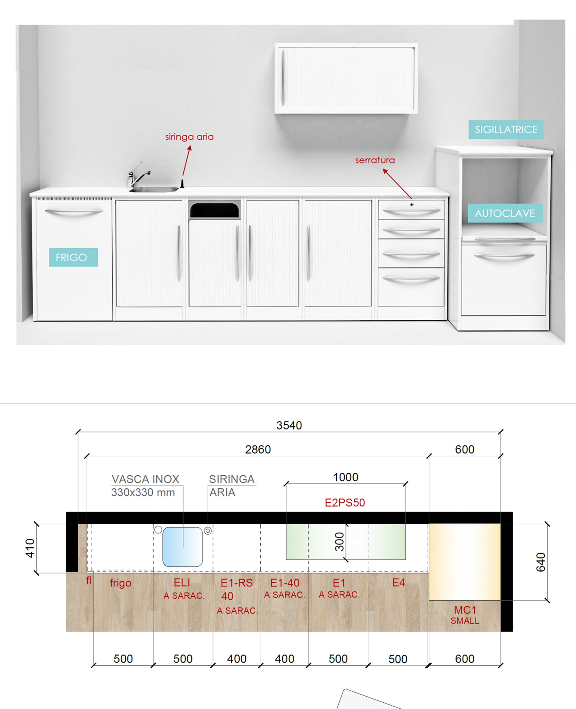 WE HAVE DESIGNED AND PRODUCED THE FURNITURE FOR A MOBILE DENTAL CLINIC