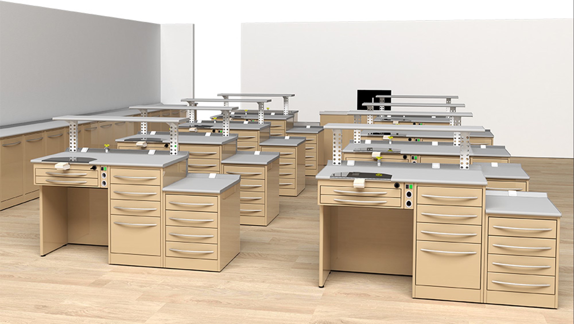 Bancos de protésico dental para escuelas