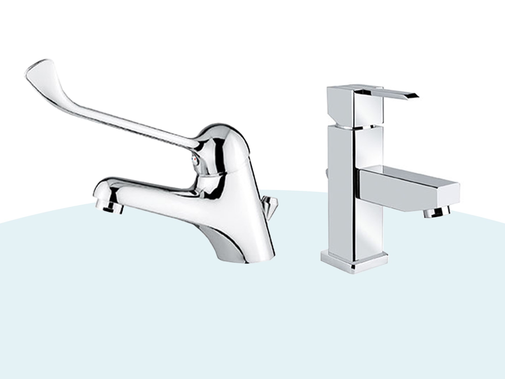 Nuestros grifos mezcladores para muebles dentales