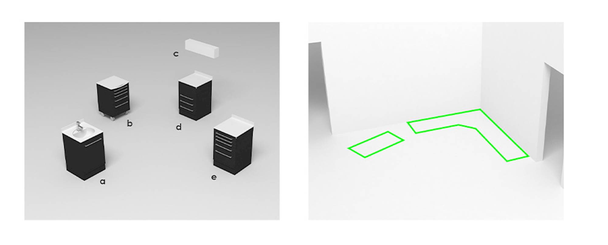 Projetamos suas necessidades. Cada cliente é único e tem suas próprias necessidades. Cada espaço de trabalho é diferente, por isso o projetamos sob medida para você, junto com você. A modularidade da nossa série pode adaptar-se a qualquer ambiente de trabalho.  Os produtos IRIDE INTERNATIONAL adaptam-se para criar um espaço onde a função, a higiene e a organização estão sempre ao mais alto nível.
