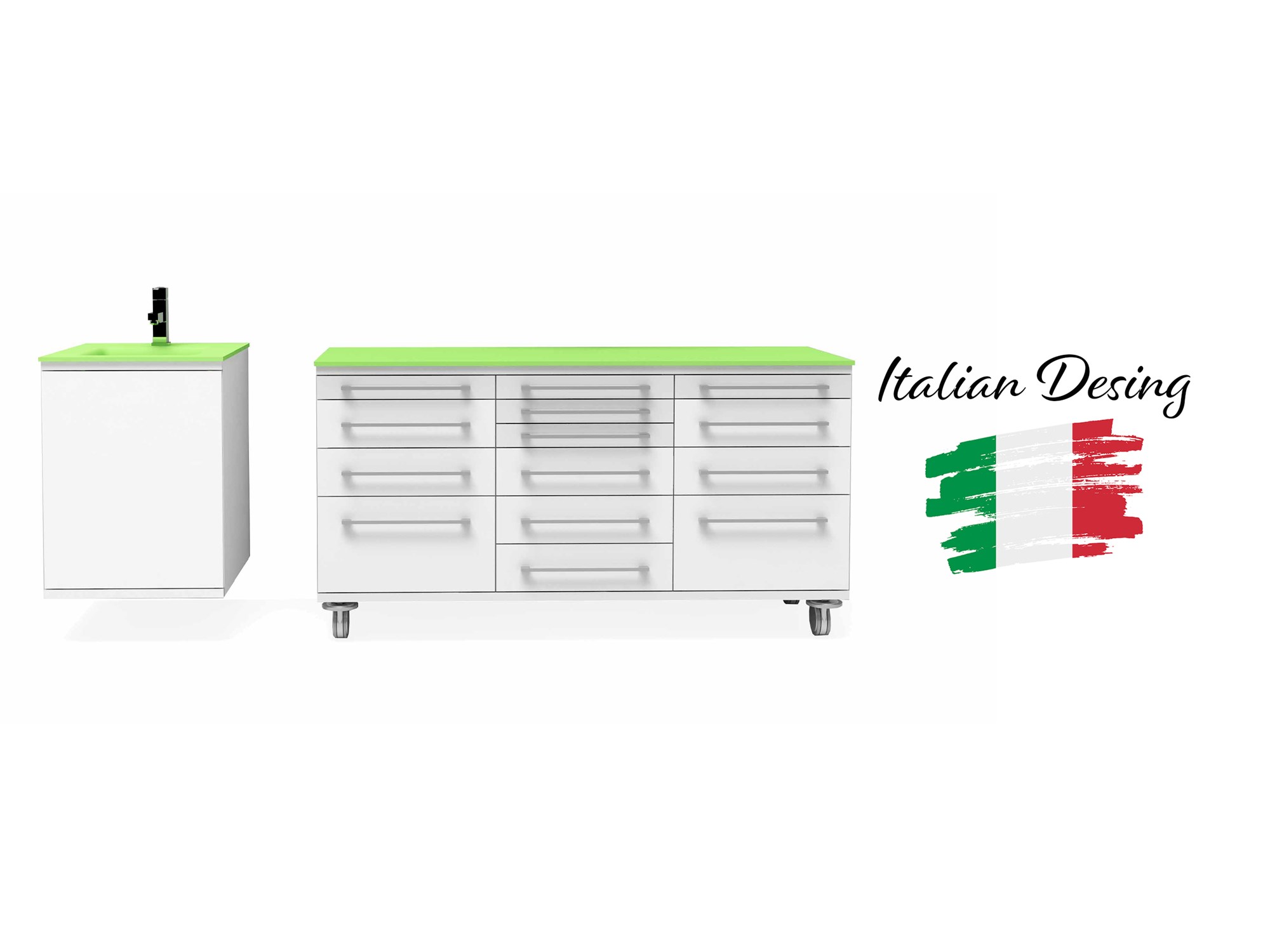 Il design italiano per i mobili odontoiatrici