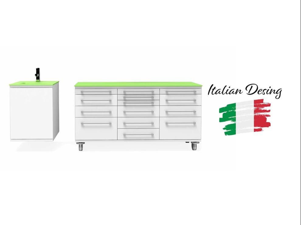 Il design italiano per i mobili odontoiatrici