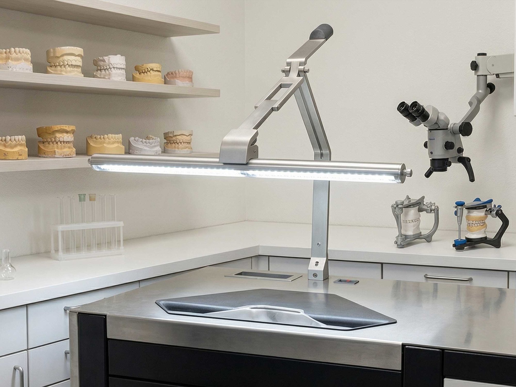 FLY: MODERNE LABOR-TISCHLAMPE