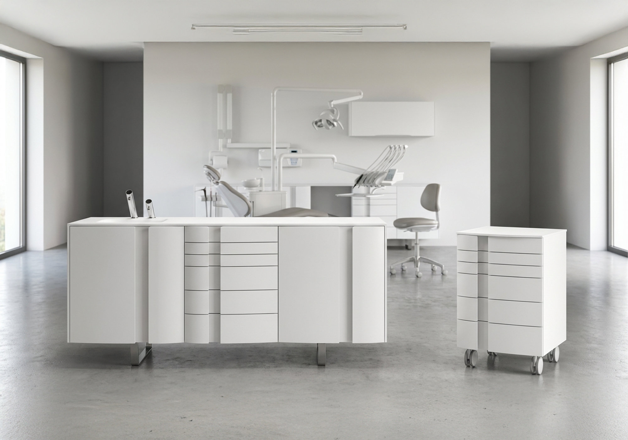 Mobile per lo studio dentistico serie EX-L