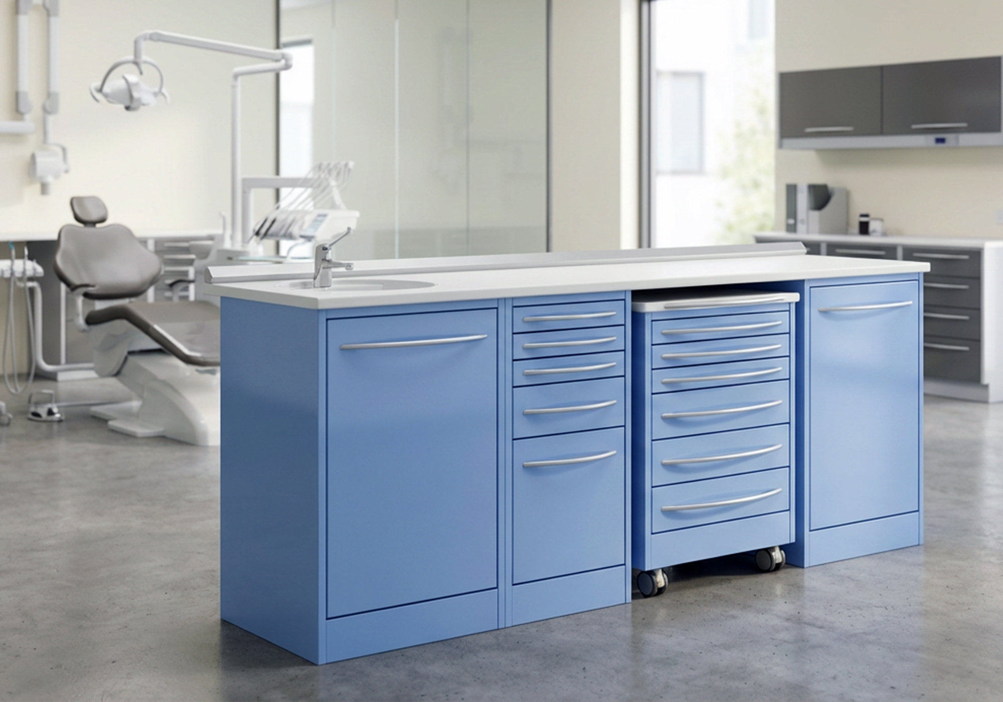 Mobili per lo studio dentistico: modello TIME
