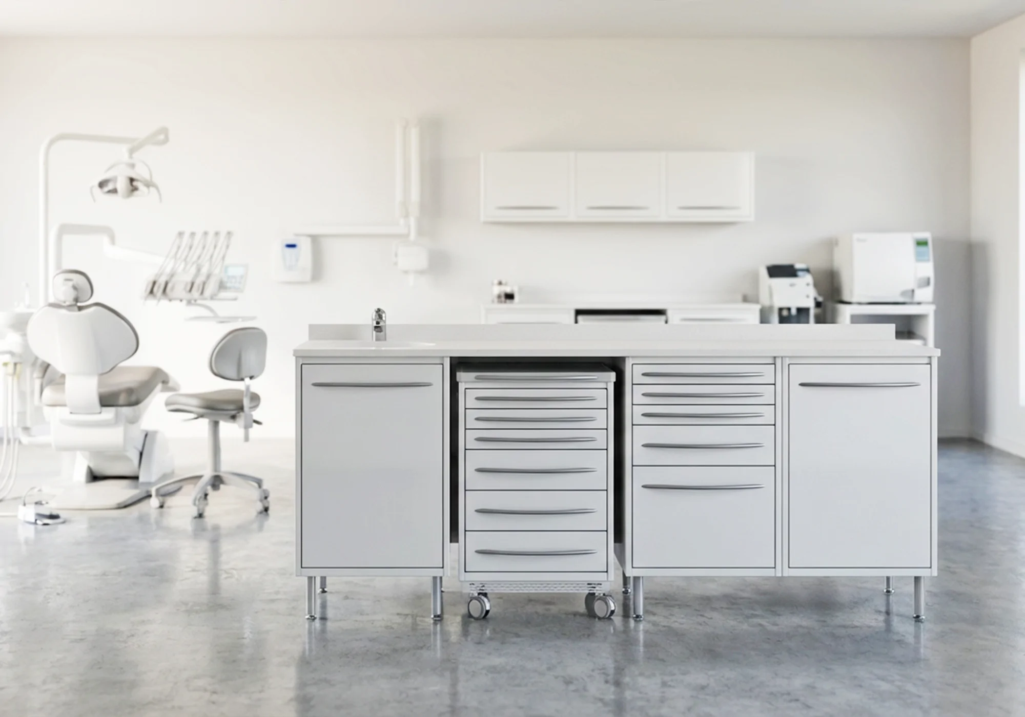 Mobili per lo studio dentistico: modello UP