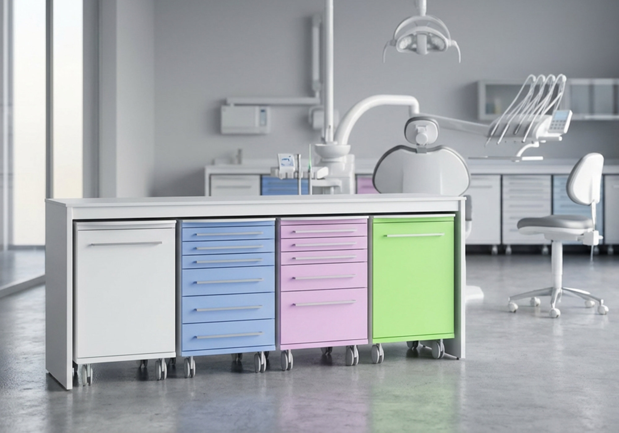 Mobili studio dentistico modello MOVIDA