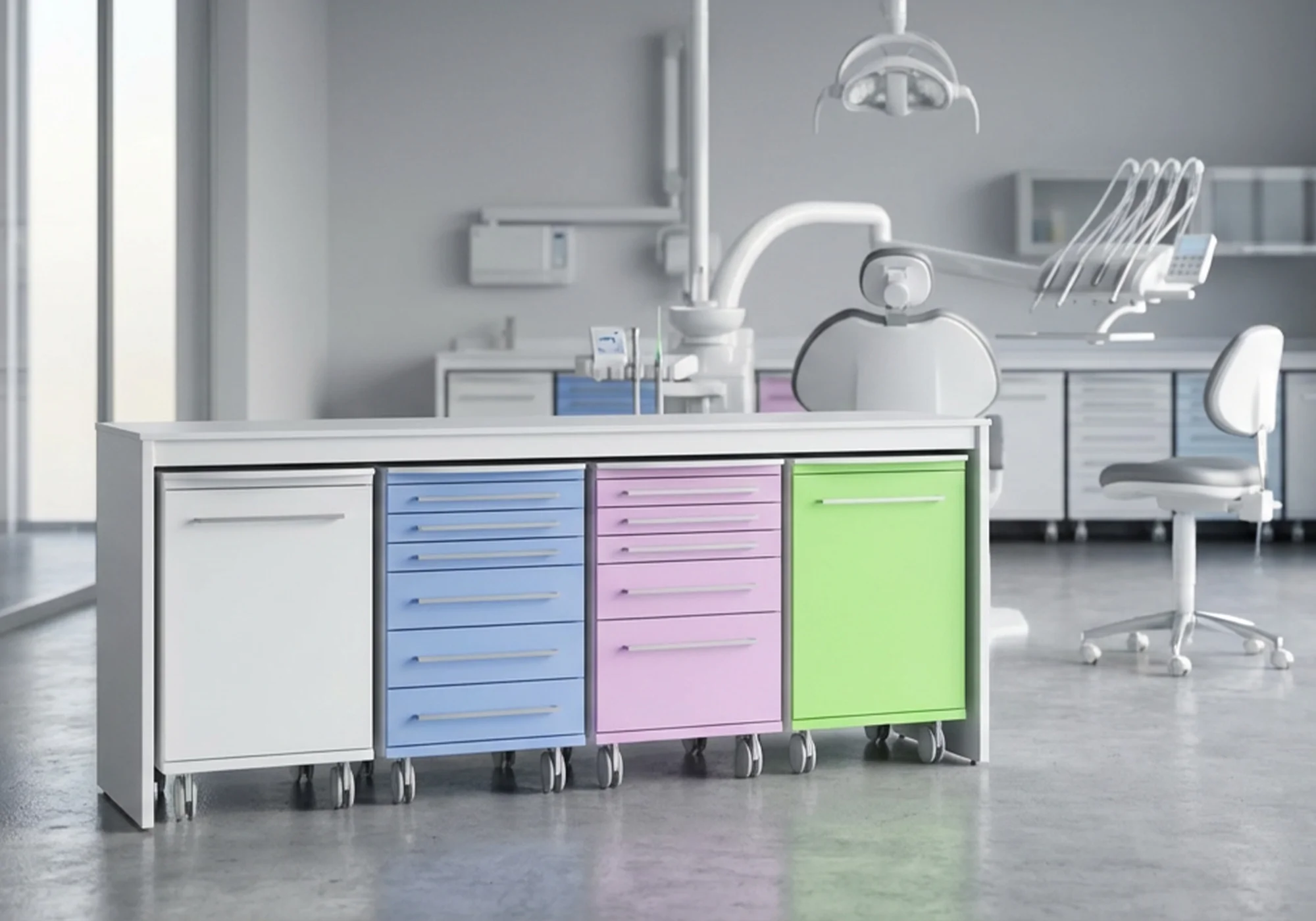 Mobili studio dentistico modello MOVIDA