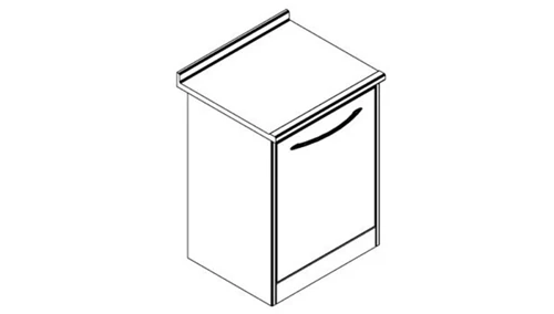 Modulo con anta singola TIME E1-60 – Larghezza 60 cm
